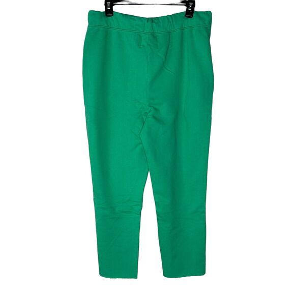 Sandrine Rose Green Oversized Cropped Sweatpants Side Pocket Women XS NWT - Picture 4 of 11